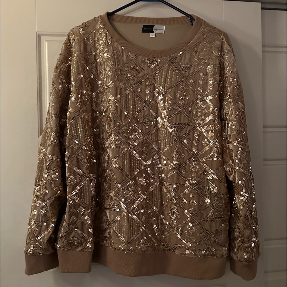 Sequin Pullover